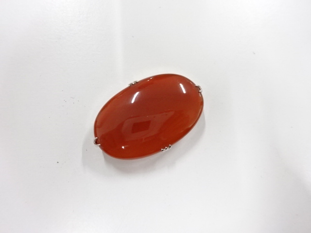 アンティーク　瑪瑙　帯留め